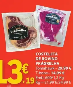 E.Leclerc Costeleta de bovino prágrelha promoção