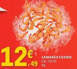 E.Leclerc Camarão cozido promoção