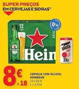 E.Leclerc Cerveja com álcool heineken promoção