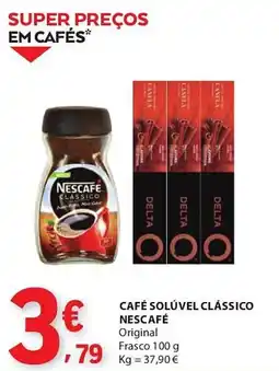 E.Leclerc Café solúvel clássico nescafé original promoção