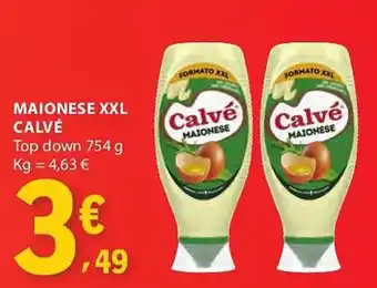 E.Leclerc Maionese xxl calvé promoção