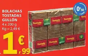 E.Leclerc bolachas tostadas gullón promoção