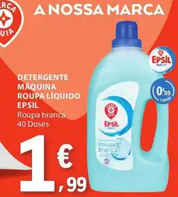 E.Leclerc Detergente máquina roupa líquido epsil roupa branca promoção