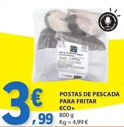 E.Leclerc Postas de pescada para fritar eco+ promoção