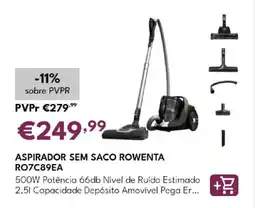 Radio Popular aspirador sem saco rowenta promoção