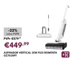 Radio Popular aspirador vertical sem fios rowenta promoção