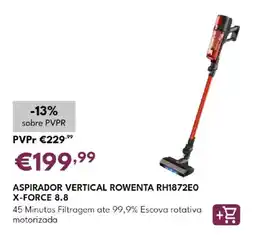Radio Popular aspirador vertical rowenta rh1872eo x-force 8.8 promoção