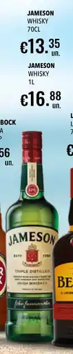 Central Cash Jameson whisky promoção
