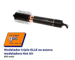 Action Modelador triplo ELLE ou escova modeladora Hot Air promoção