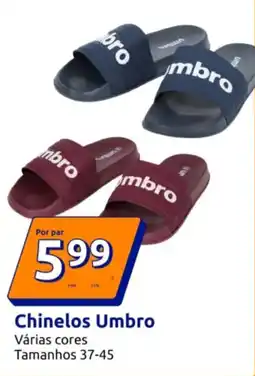 Action Chinelos Umbro promoção