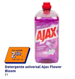 Action Detergente universal Ajax Flower Bloom promoção