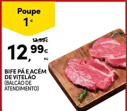 Continente Bife pá e acém de vitelão promoção