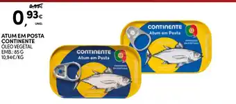 Continente Atum em posta continente promoção