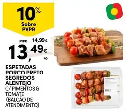 Continente espetadas porco preto segredos alentejo promoção