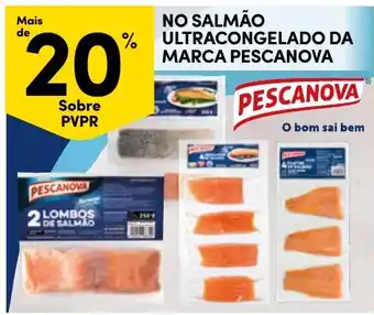 Continente Salmão ultracongelado da marca pescanova promoção