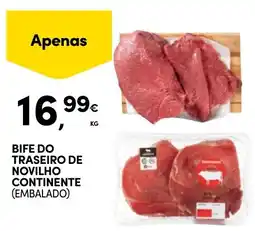 Continente Bife do traseiro de novilho continente (embalado) promoção