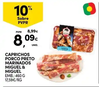 Continente Caprichos porco preto marinados migueL & migueL promoção