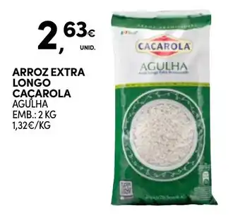 Continente Arroz extra longo cacarola agulha promoção