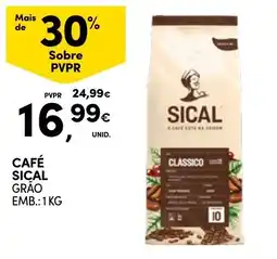 Continente Café Sical Grão promoção