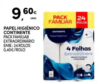 Continente Papel higiênico continente promoção