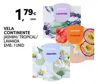 Continente Vela continente jasmim/tropical/lavanda promoção
