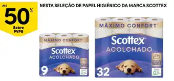 Continente papel higienico scottex acolchado promoção
