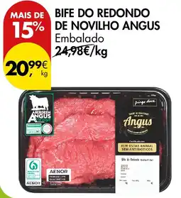 Pingo Doce Bife do redondo de novilho angus promoção