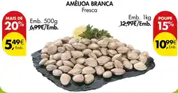 Pingo Doce Amêijoa branca fresca promoção