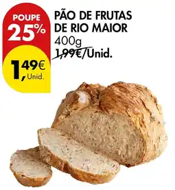 Pingo Doce Pão de frutas de rio maior promoção