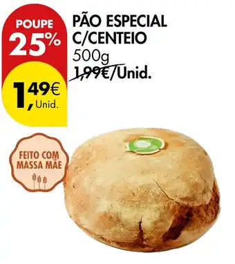 Pingo Doce Pão especial c/centeio promoção