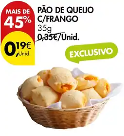 Pingo Doce pão de queijo c/frango promoção