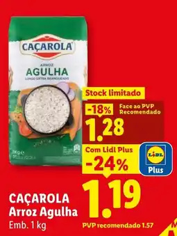 Lidl Caçarola arroz agulha promoção