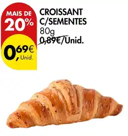 Pingo Doce croissant c/sementes promoção