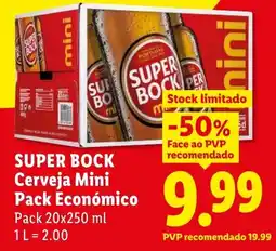 Lidl super bock cerveja mini promoção