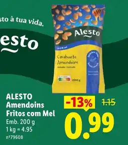 Lidl Alesto Amendoinss Fritos com Mel promoção