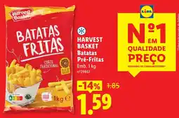 Lidl harvest basket batatas fritas promoção