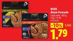 Lidl Nixe atum fumado promoção