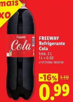 Lidl Freeway Cola promoção