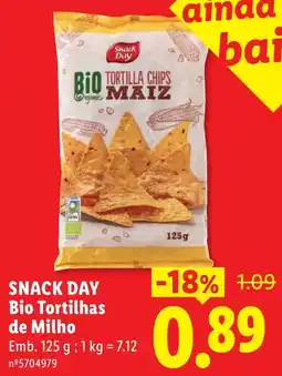 Lidl Snack Day Bio Tortilhas de Milho promoção