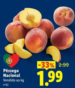 Lidl Pêssego Nacional promoção
