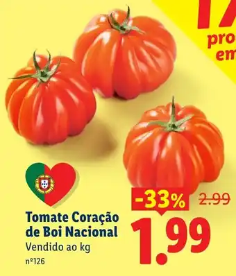 Lidl Tomate Coração de Boi Nacional promoção
