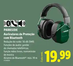 Lidl Auriculares de Proteção com Bluetooth Parkside promoção