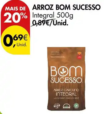 Pingo Doce arroz bom sucesso integral promoção