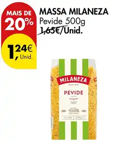 Pingo Doce Massa milaneza pevide promoção