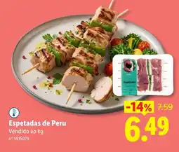 Lidl Espetadas de Peru promoção