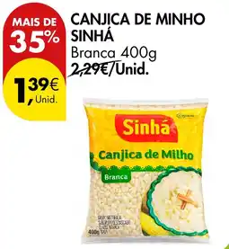 Pingo Doce Canjica de milho sinhá branca promoção