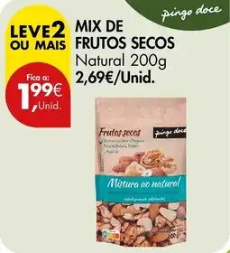 Pingo Doce Mix de frutos secos pingo doce promoção