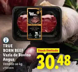 Lidl true born beef vazia de bovino angus promoção