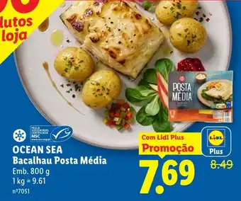 Lidl Ocean Sea Bacalhau Posta Média promoção