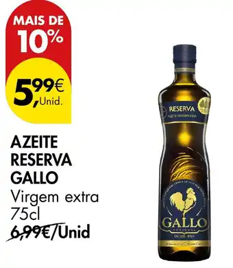 Pingo Doce azeite reserva gallo promoção